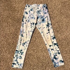 Old Navy Kids Watercolor Leggings - Blue and Purple